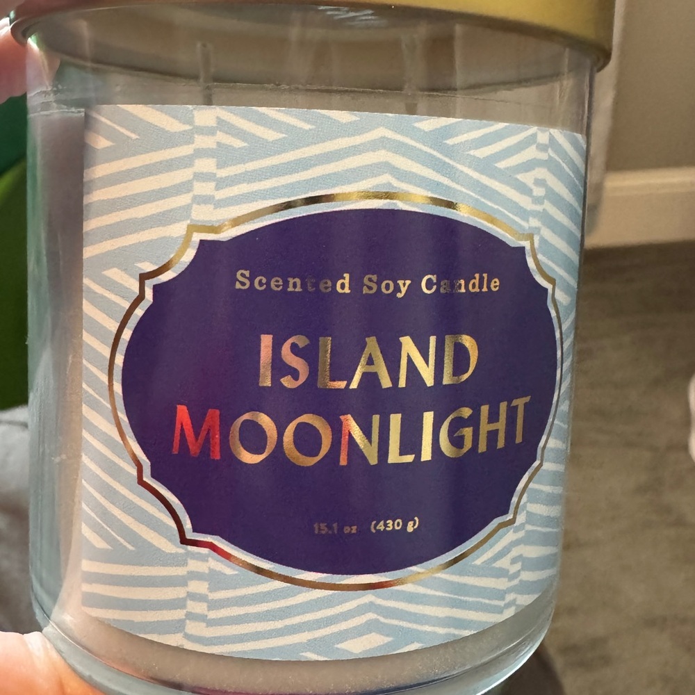 Island Moonlight - 2 wick scented Soy Candle by Opalhouse - NEW - Picture 1 of 3
